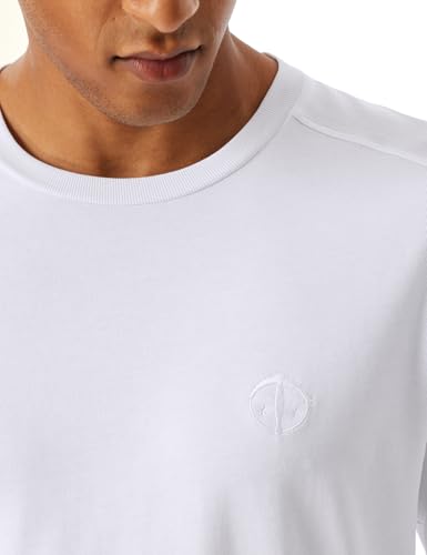 Top de pijama Schiesser de algodón selecto para hombre blanco 58 3