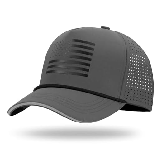 Oversize XL XXL XXXL American Flag Trucker Hat, Waterproof Quick Dry Snapback Hats, Large USA Baseball Cap for Men Big Heads, Dark Gray/Black Flag, XXL