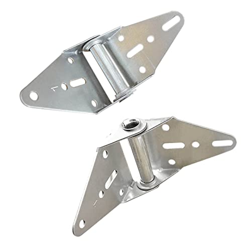 Heavy Duty 14 Gauge Steel #1 Garage Door Hinge With Galvanized Finish - Residential/Light Commercial Garage Door Replacement #TOP2