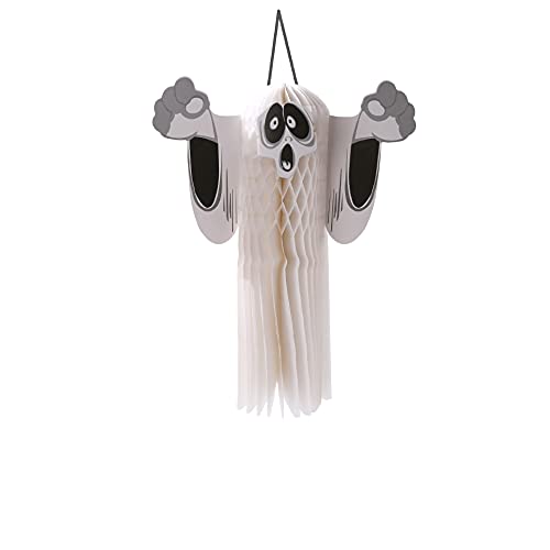 Vcgudoe Halloween Decorations , Hanging Ghosts, Paper Material , Scary Hanging Ghost For Bar, Home Party Decorations, Halloween Party Decorations，Small Size #TOP5
