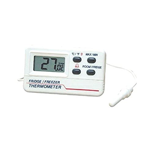Thermomètre numérique Genware Nev-910-9 pour réfrigérateur et congélateur de -50°C à 70°C