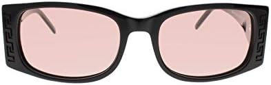 Axon Optics Art Deco - Migraine Glasses, Relief for Light Sensitivity, Photophobia, Fluorescent Lights (Black, Indoor)