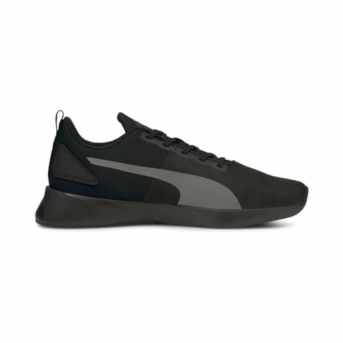 Image of PUMA Unisex Flyer Runner MESH Running Shoe, Black-Castlerock, 3.5 UK