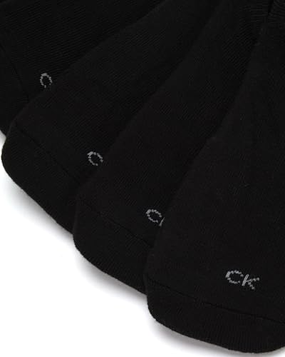 Image of Calvin Klein Womens No Show Socks - 6 Pack Lightweight Cotton Blend Invisible No Slip Sneaker Liners Athletic Socks for Women