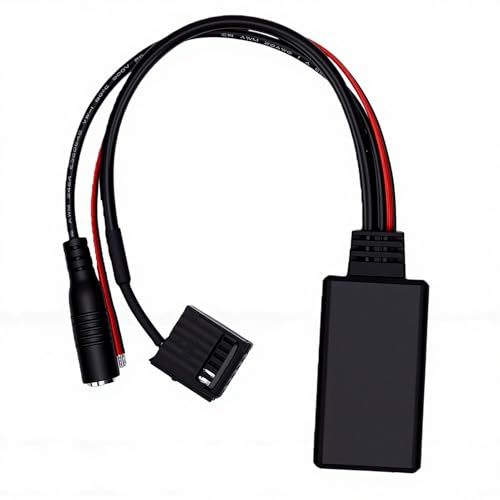 Naroote Adaptador Inalámbrico Auxiliar Estéreo para Coche con Micrófono Apto para C-MAX - Llamadas Manos Libres para una Conducción Segura