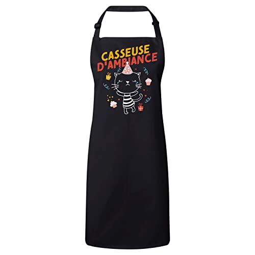 Tablier cuisine chat idée cadeau originale pour passionnés de cuisine et de félins