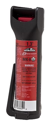 Defense Technology First Defense OC Cone MK-6 1.3% Solution Red Band Pepper Spray (0.68-Ounce)