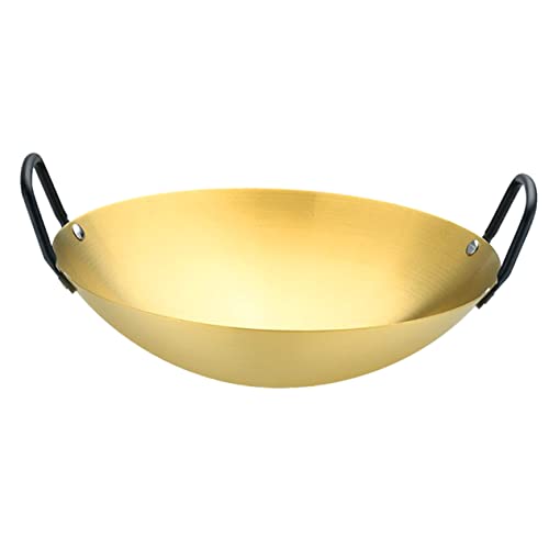 Wok de Acero Inoxidable para Cocción Hogareña 24 cm miniatura 1