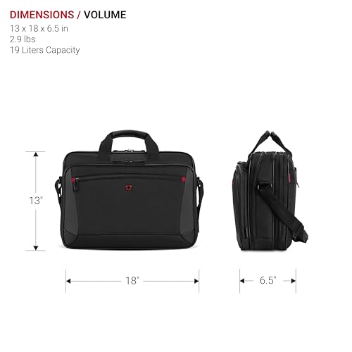 Wenger Mainframe Padded Document Organizer, 16-Inch Laptop Bag, Black by Wenger - Image 6