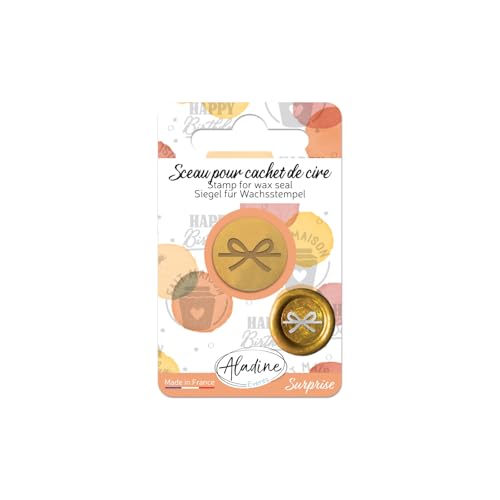 Aladine - Sello para sello de cera nudo, diseño de Faire-Part, bricolaje y scrapbooking - Fabricado en Francia