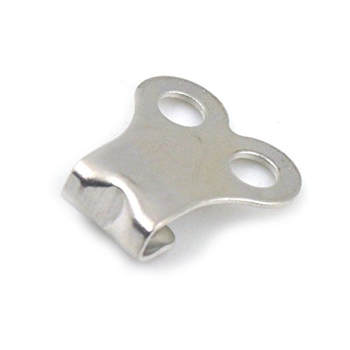 Bluemoona 20 Sets - Boot Hooks Lace Fitting With Rivet Buckle For Repair Camp Hike Climb Leather Boot Shoes Fix Nickel #TOP2