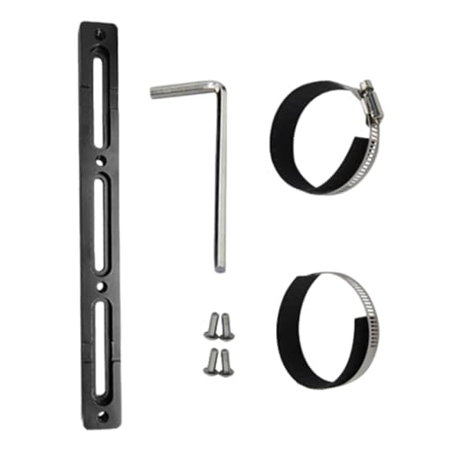 Bandeja de montaje de evitación - Adaptador de soporte de aluminio para bicicleta eléctrica, Base de tubo downd