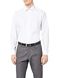  Seidensticker Business Kent, Camisa Para Hombre, Blanco (Weiß 01), 40