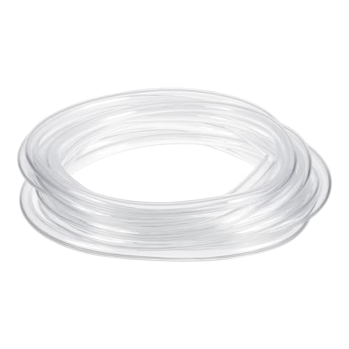 PATIKIL 5M Air Conditioner Drain Hose 6mm ID x 10mm OD Leakproof PVC Clear Universal AC Drain Hose Pipe Replacement for Mini-Split Window AC Unit Parts Irrigation Washing Tube