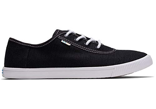 TOMS' Women's Carmel Fashion Lace Up Sneaker Black 7 Medium US