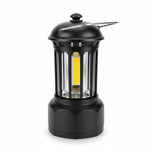 Lampada da Campeggio a Batterie, Super Luminoso Lampada LED Portatile, Oscuramento Rotativo Continuo, Impermeabile Ipx4, Accessori Campeggio, Pesca, Escursionismo, Luce Emergenza