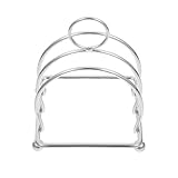 Uonlytech Support à Acier Inoxydable avec Plusieurs Fentes Porte-Toast Métallique Polyva...