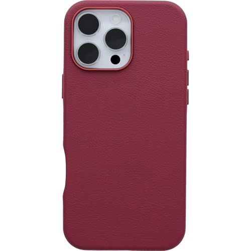 Image of OtterBox iPhone 16 Pro Max Symmetry Series Cactus Leather for MagSafe - Foxberry Pink