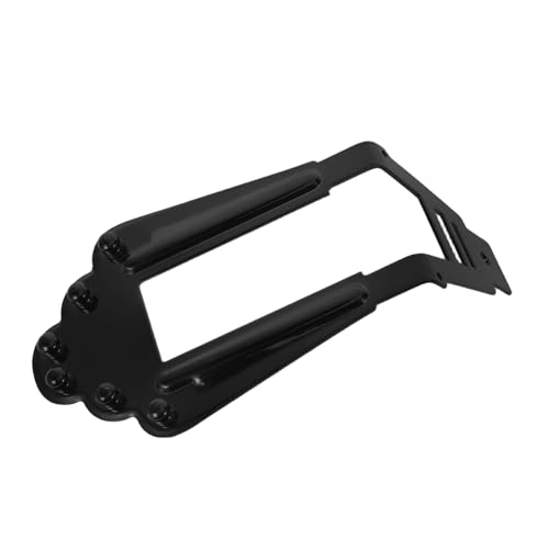 MINAOLULUS Electric Guitar Hardtail Bridge with Screws 6-string Metal Tailpiece Replacement for Jazz Guitar Repair and DIY Accessories