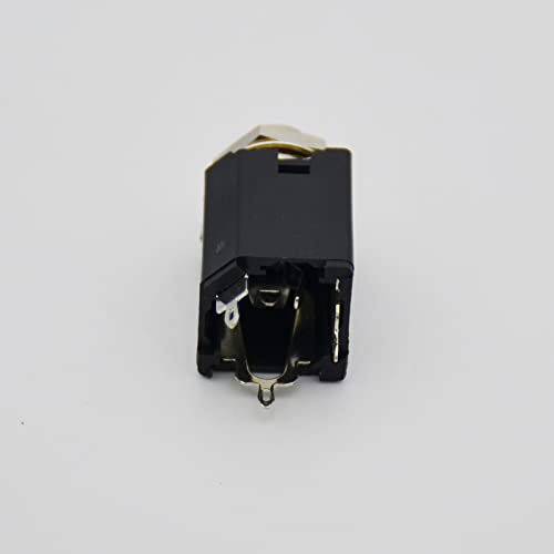 Czyuntuo Audio 1/4" Jack Female 6.35Mm Trs Stereo Panel Mount Socket Guitar Input Jack,Patch Cables, Microphone Connector Adapter-No On/Off Type 10 Pack #TOP7