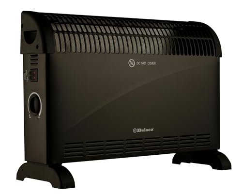 Belaco 2000W Electric Portable Convector Heater 3 adjustable heat settings fast heating space heater...