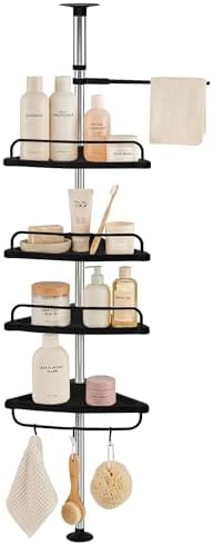JUPPLIES Estanteria Telescopica de Baño de Altura Ajustable hasta...