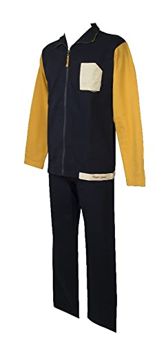Complet sport homme costume temps libre ouvert avec zip N64802