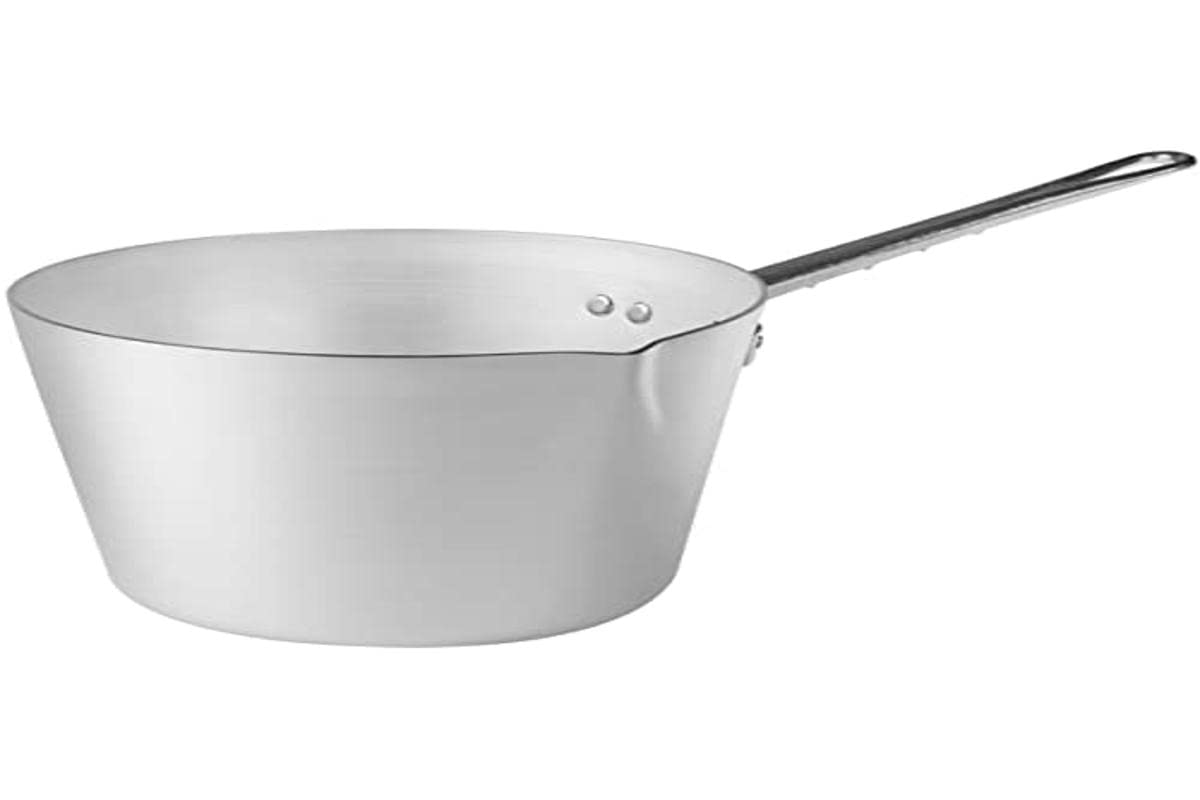 Agnelli Casseruola conica in alluminio con 1 manico e beccuccio Family Cm 16 - 4