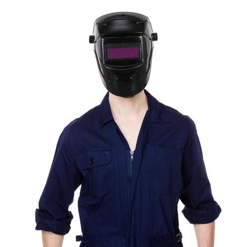 LIFKOME Casque de Soudage Automatique Écran de Protection Facial Réglable en Continu à Énergie Solaire Matériau PP et PC, Haute Résistance et Prévention Poussière pour Usage – vue 7
