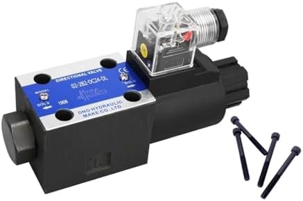 ZZAYGESY Hydraulic Solenoid Directional Control Valve Electromagnetic Type 02 03 4WE6 10 Series(4WE6G6X,DC24V)