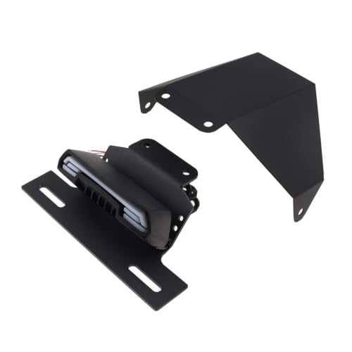 Support plaque d'immatriculation XV950R en acier avec feu LED