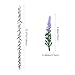 5.9ft Artificial Lavender Garland Spring Summer All Year Lavender Garland Greenery Hanging Floral Vines for Farmhouse Wedding Mantle Arch Porch Stair Table Decor (Dark Purple)