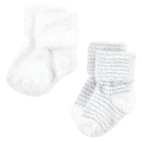 Image of Hudson Baby Baby 8-pack Cotton Rich Newborn and Terry Socks