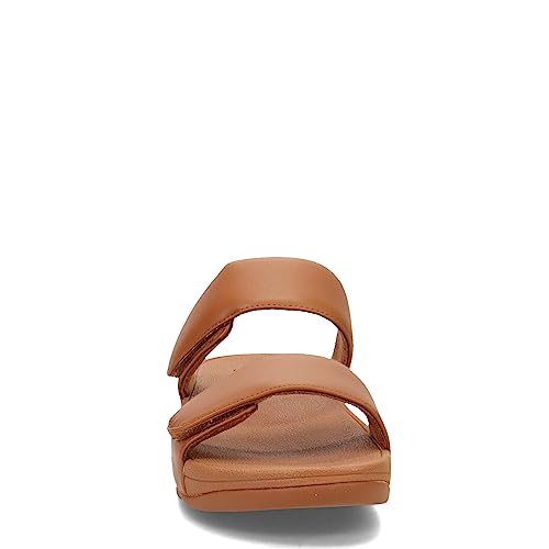 FitFlop Women's LULU Adjustable Leather Slides3