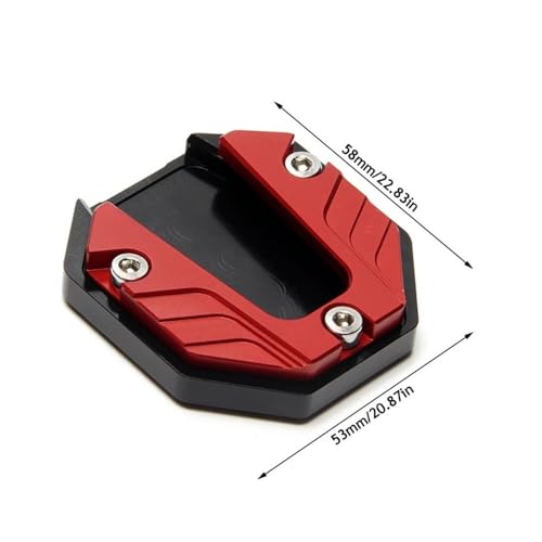 Support béquille moto et vélo avec plaque de protection élargie - 4