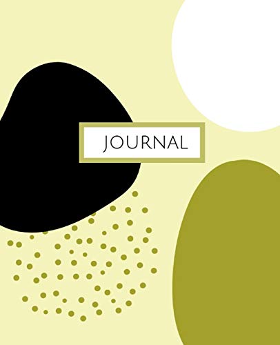 Journal: Cream Geometric Notebook Diary Organizer