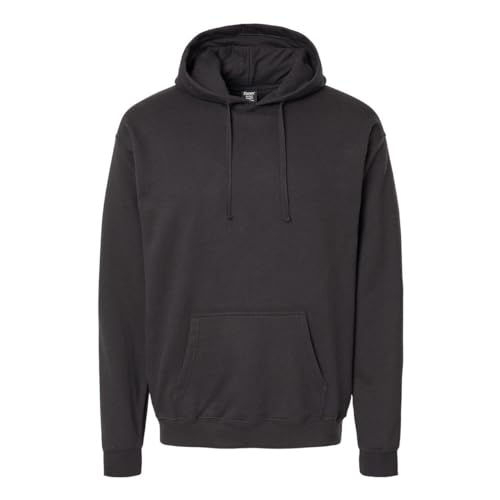 Sweat à capuche Hanes Perfect Fleece contre le froid pull noir RS170 M