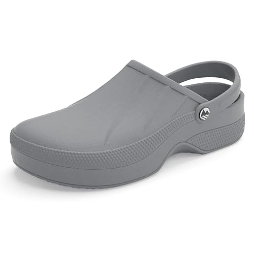 Image of Lakeland Active Women’s Allonby Waterproof Wide Fit Clogs for Garden Work Theatre Kitchen - Grey - 5 UK