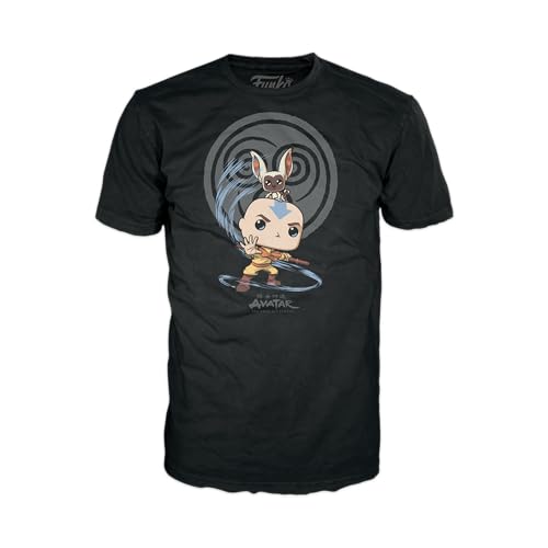 Funko Pop! & Tee: Avatar - Element Bending - Avatar: The Last Airbender - T-Shirt - Vêtements avec Une Figurine en Vinyle à Collectionner - Idée de Cadeau -...