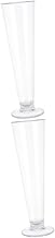 Luxshiny 2 Peças Copo De Vinho Suco Terrário Recipientes De Vidro Plástico Champanhe Copos De Coquetel Copos Altos Para Bebidas Copos De Água Bola Flautas De Champanhe