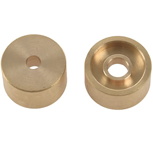 Boutons de piston de trompette dorés finition miroir de rechange