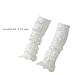 WEISUYUUS Fashionable Kids Sweet Bowknot Socks Covers, Soft Breathable Stackable Socks Leg Warmers for Girls Aged 3-13 Years