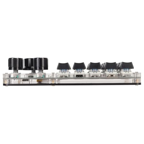 Clavier programmable macro 15 touches et 3 boutons triple mode mécanique pour PC