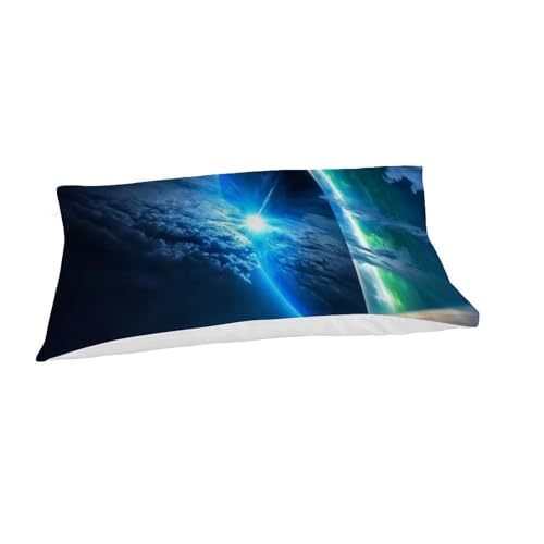 Housse de couette microfibre violette 135x200cm imprimé 3D durable