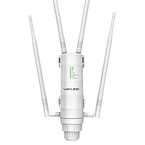 WAVLINK AC1200 Wireless Access Point mit großer Reichweite im Freien Wetterfestes Dualband 2,4 + 5G 1200 Mbit/s WLAN-AP/WLAN-Repeater/Easymesh 3 in 1 mit PoE, Gigabit-Port