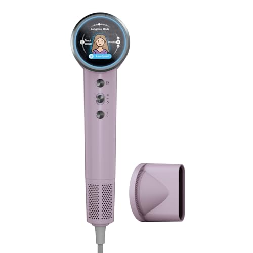 GAMMA+ Sèche-Cheveux Professionnel G+741 SMARTLY | Séchage Ultra-Rapide | Contrôle Intelligent de la Température | Technologie Ionique Anti-Frisottis | 6 Modes de Séchage Intelligents