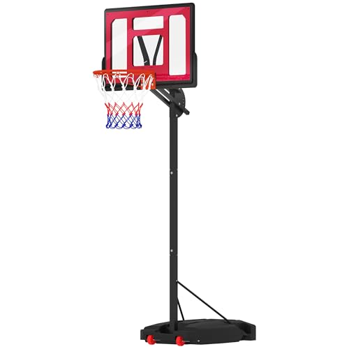 AIYAPLAY Basketballkorb Outdoor für Jugendliche, 200-260 cm...