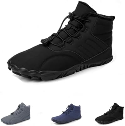 Barfußschuhe Winter, Winter Barfußschuhe Damen Herren Wasserdicht Schnell Trocknend, Outdoor Barfußschuhe Herren Damen Herbst Winter, Wasserdicht Barfussschuhe Barefoot Shoes