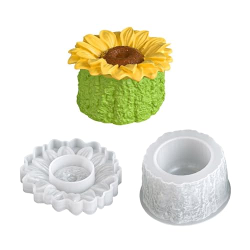 Multipurpose Sunflower Silicone Handmade Mold Crafting Supplies for Candle Cup