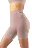 SLIMCELL Gambetti Guaina Contenitiva Donna Pantaloncini Anticellulite - Leggins Anticellulite Donna Drenanti, Intimo Modellante Senza Cuciture, Shapewear - Made in Italy